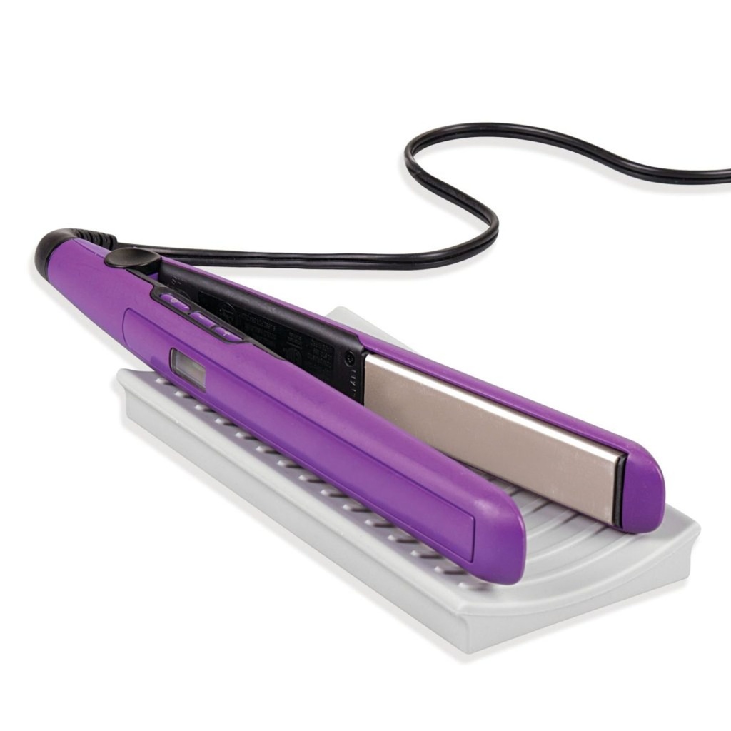 d-Plateau de silicone pour fer plat gris