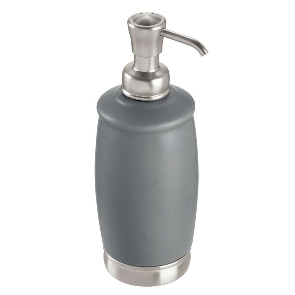 Discontinué - Pompe a savon york gris/nickel