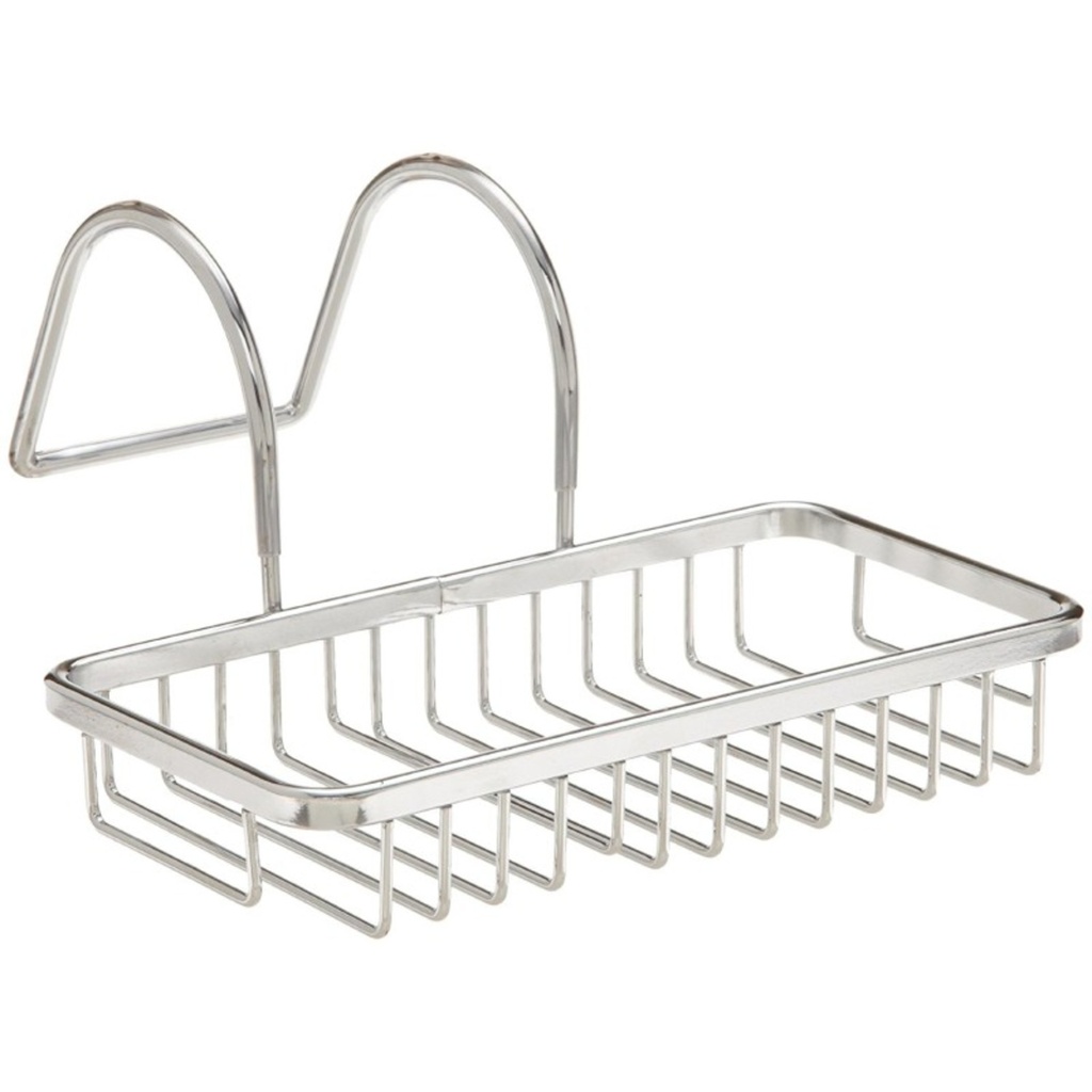Porte savon pour mettre sur le bain chrome