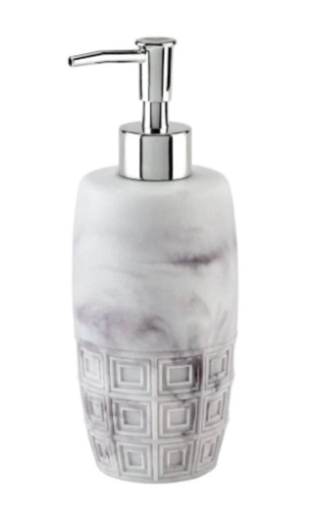Pompe a savon halston marbre gris