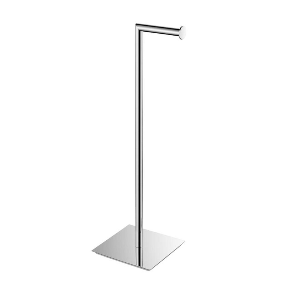 Porte papier base carre chrome