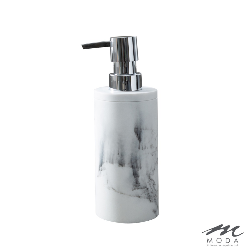 Pompe savon michaelangelo resine marbre gris
