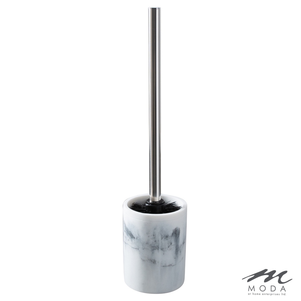 [6MT-105445] Brosse toilette michaelangelo resine marbre gris