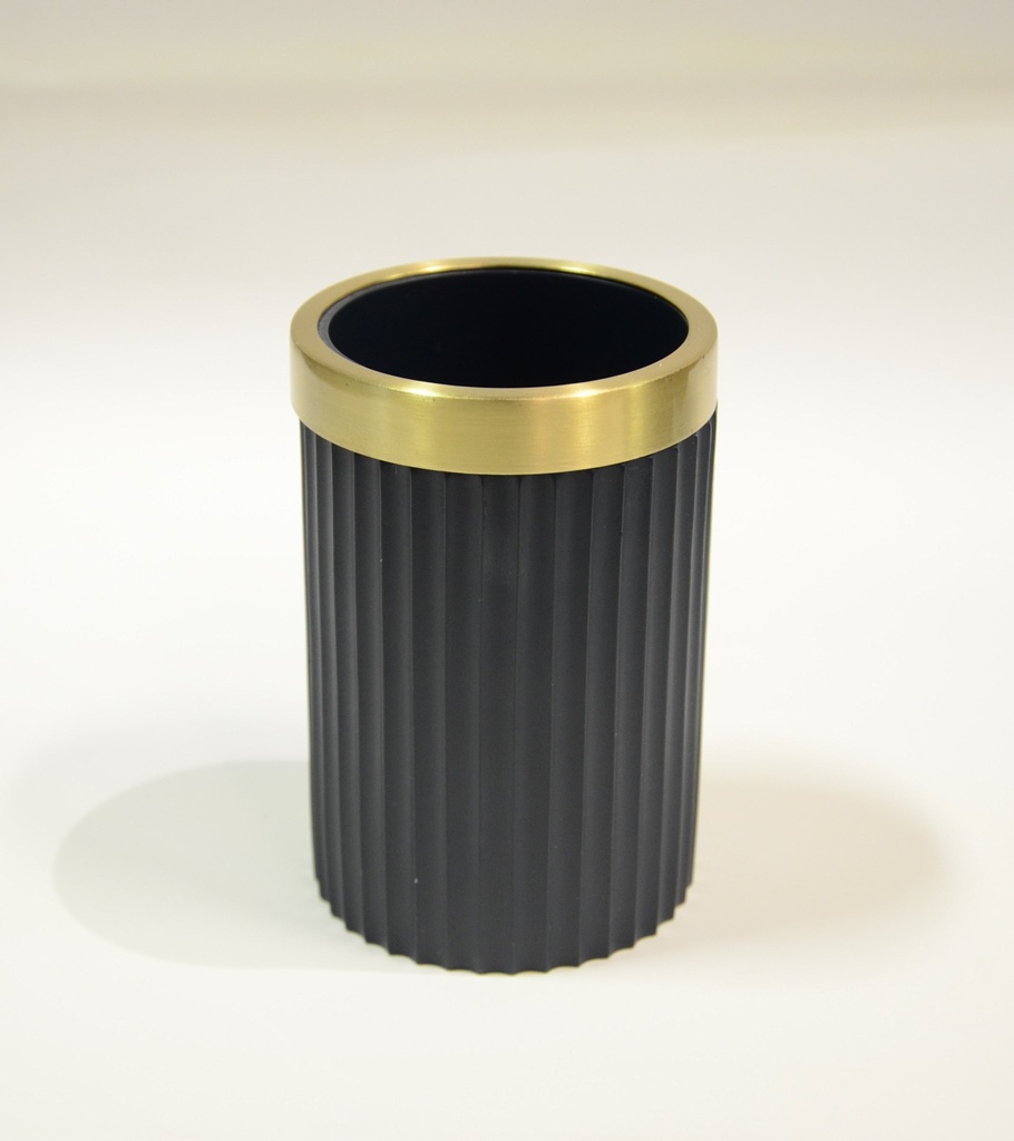 Verre ridges marine/or