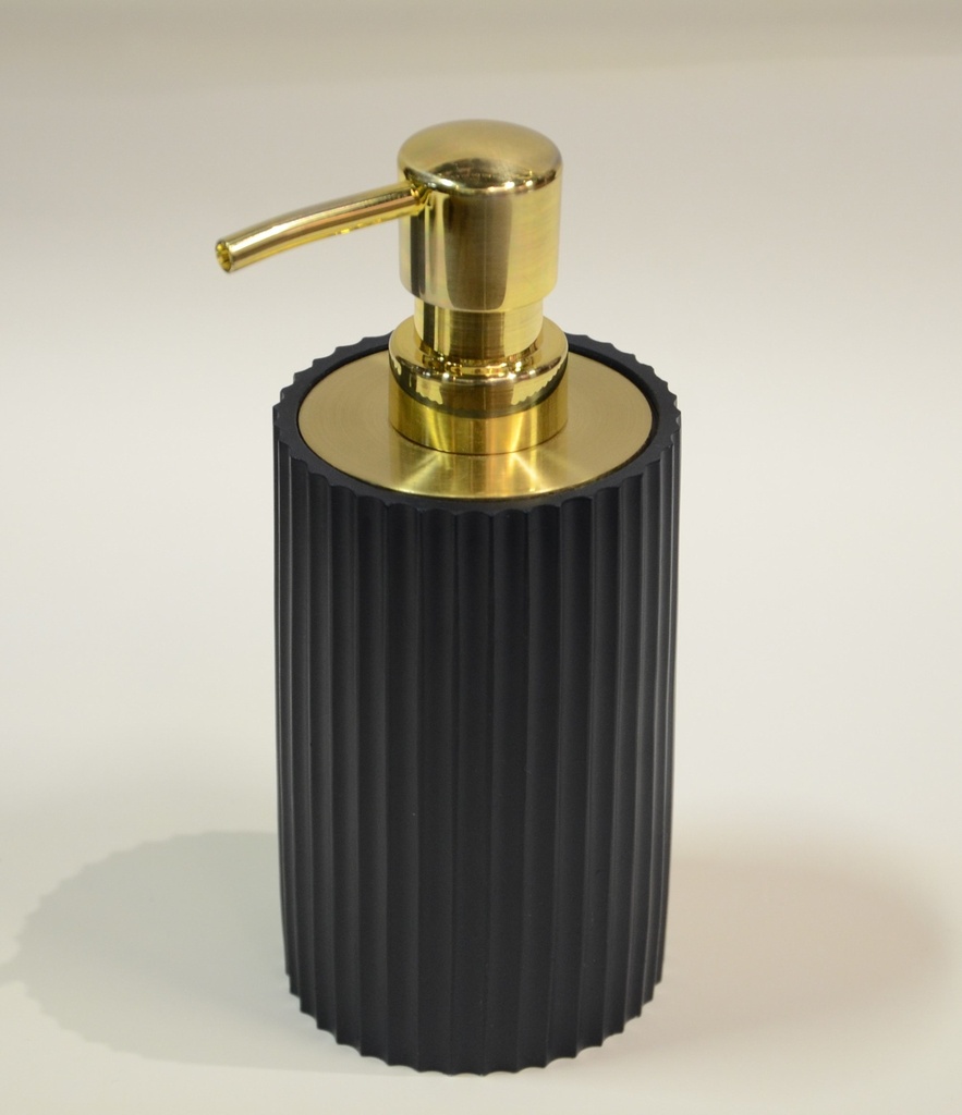 Pompe a savon ridges marine/or