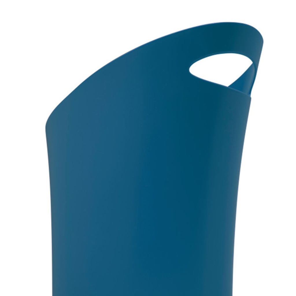 d-Poubelle skinny 34 x 17 x 33 bleu lagon