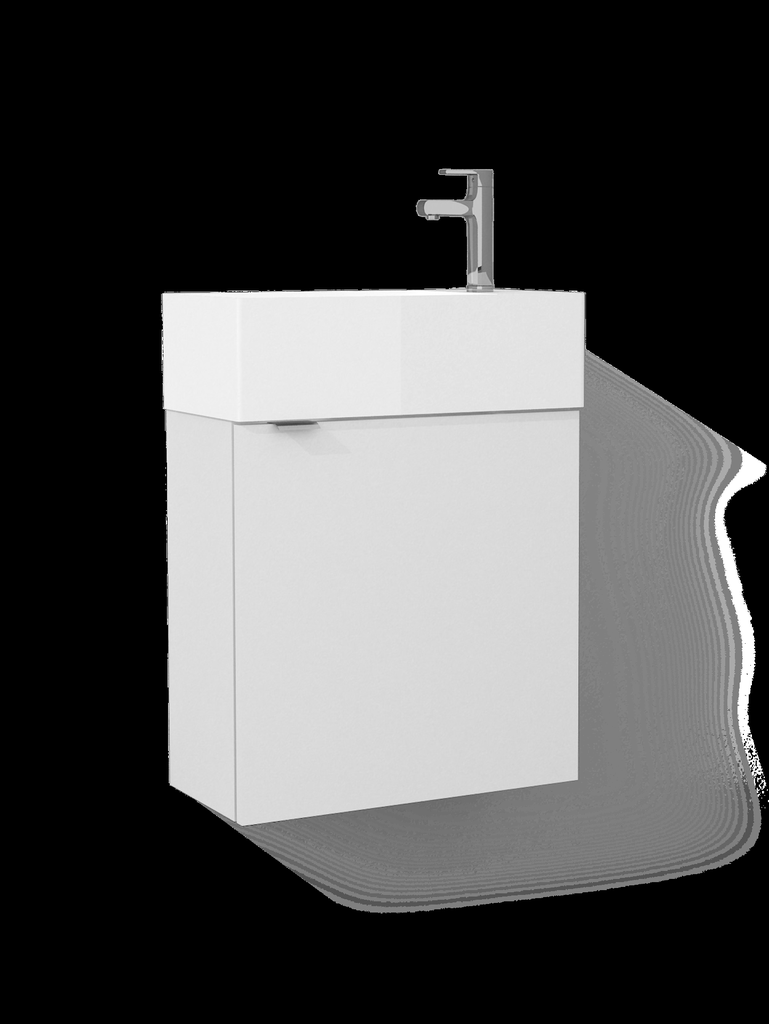 Vanite lolite suspendu 19 x 10 x 25 blanche