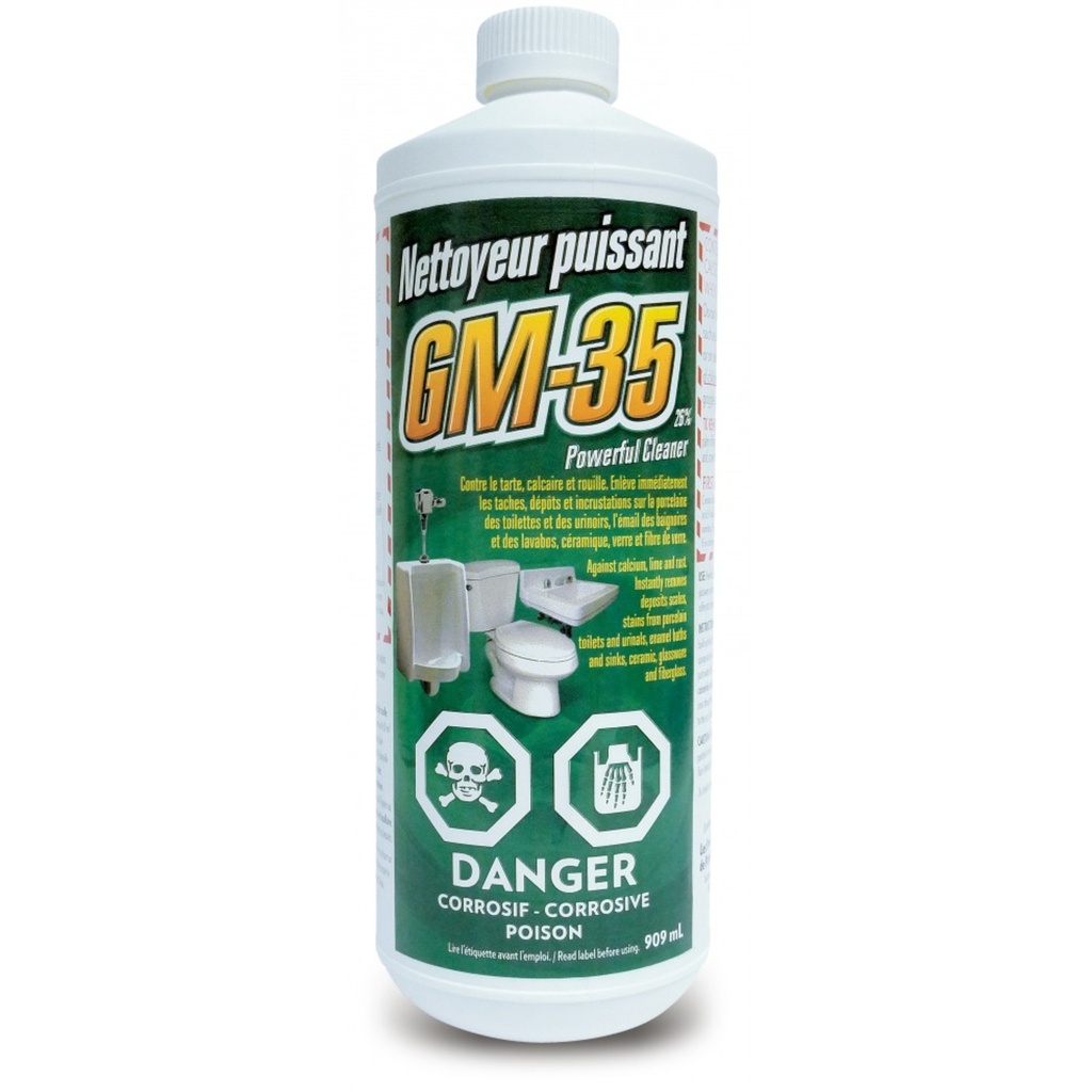 GM-35 Nettoyeur puissant pour sanitaire 909ml