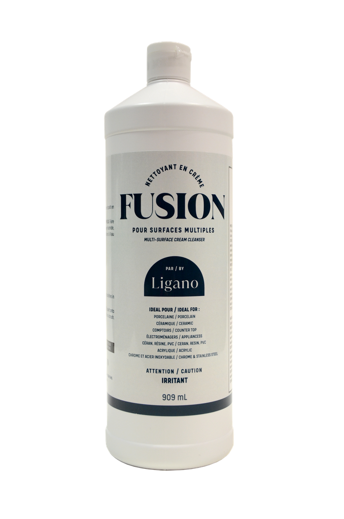 Nettoyant fusion en crème sans abrasif pour cuisine et salle de bain