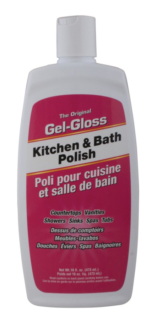 Nettoyeur et polisseur gel-gloss en crème 16oz