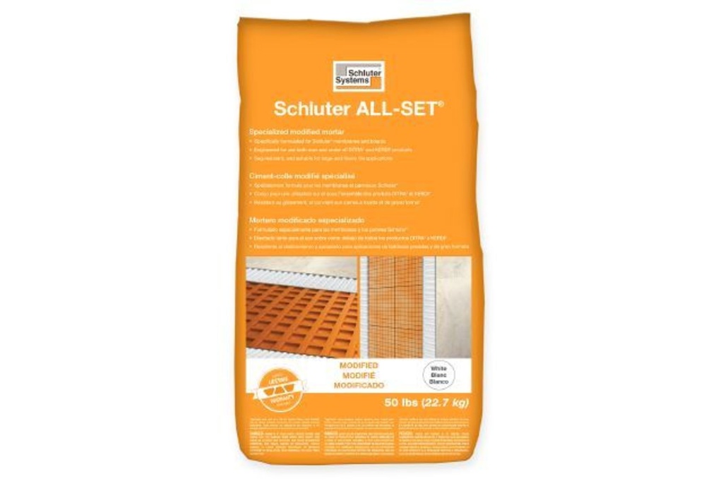 Ciment-colle all-set 50lbs blanc