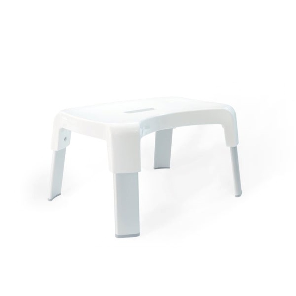 [6IM-70094] Banc marche-pied smart blanc/aluminium