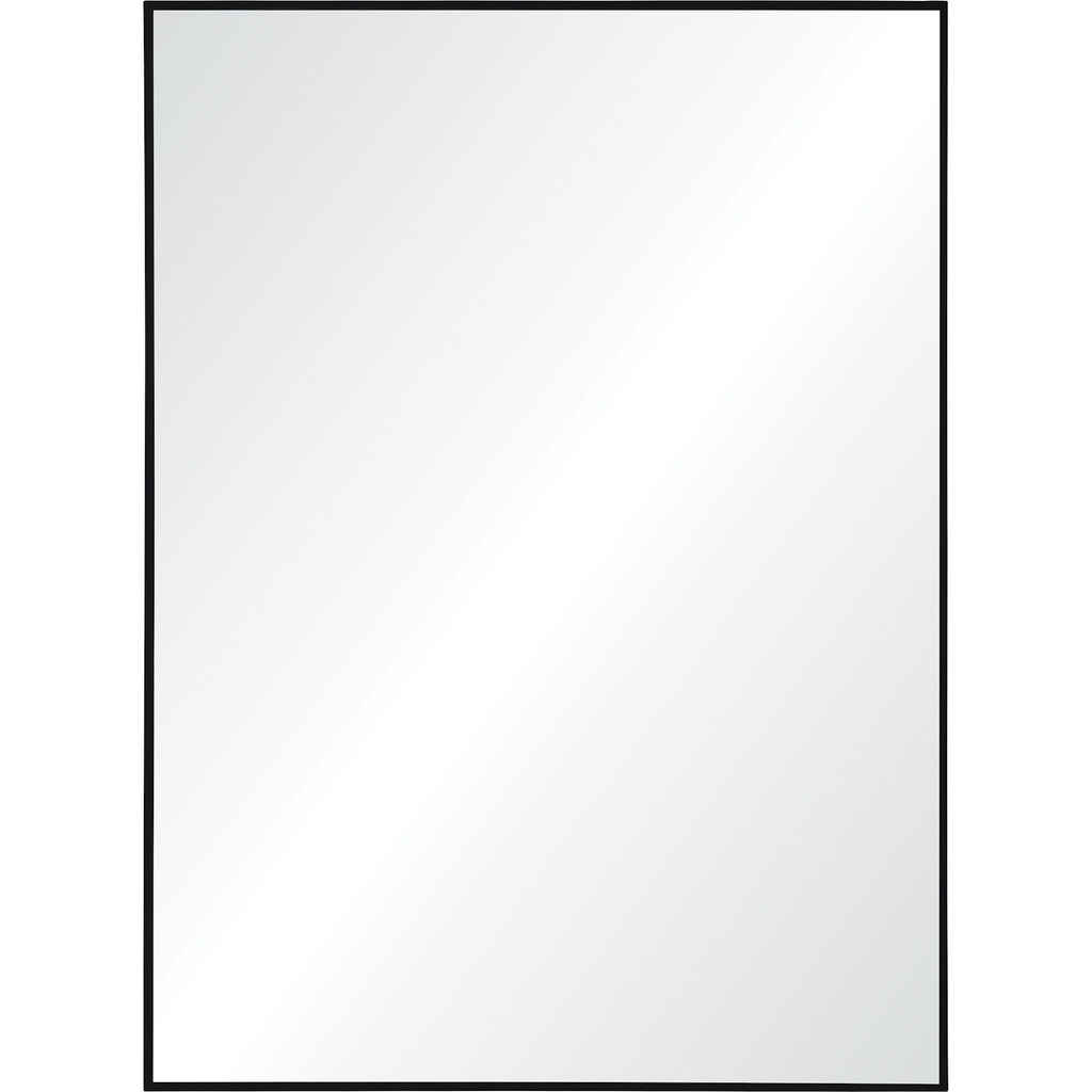 [5RW-MT2345] MIROIR RAIZEL CONTOUR NOIR MAT 30X40