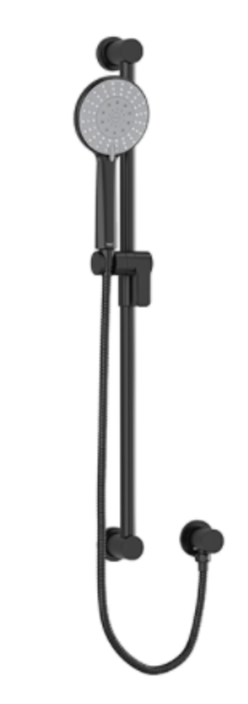 Douchette ronde sur rail 5063 noire