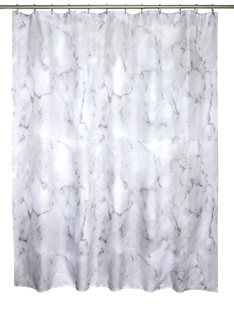 Discontinué - rideau de douche marble wash 71 x 71po