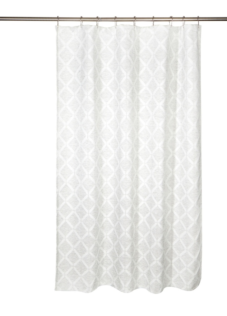 Rideau de douche linden jacquard 70x72