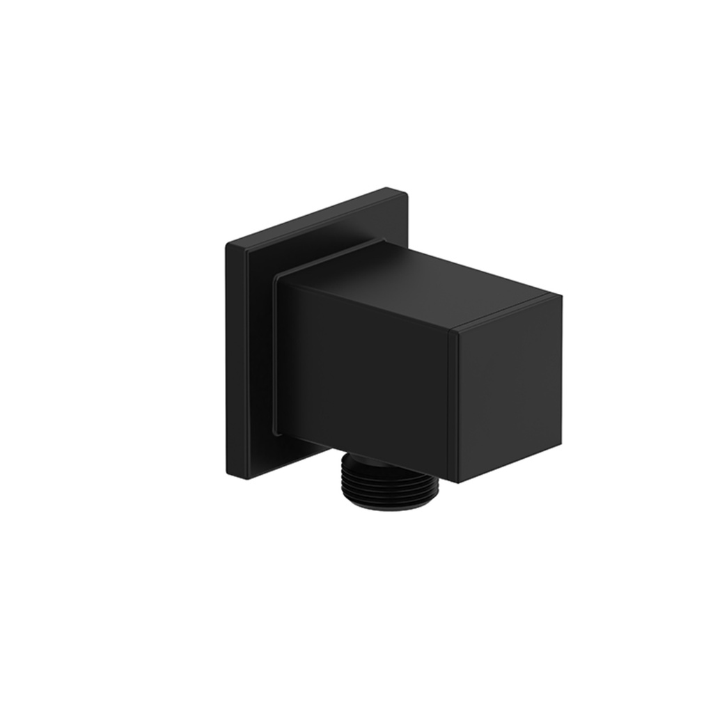 Coude de raccordement kubik noir