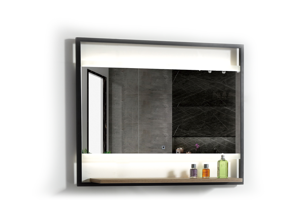 [7LIG-119-800MR-43176] Miroir emeraude 32'' avec tablette