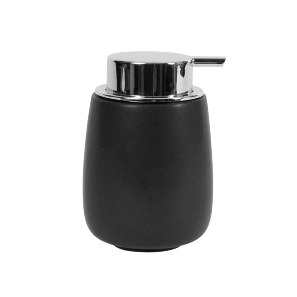Pompe a savon dome ronde noire