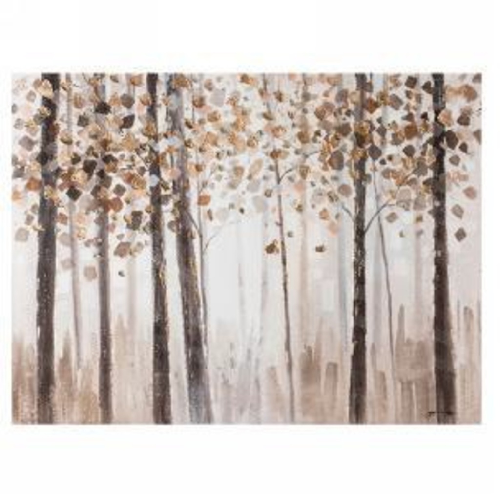 Cadre arbres 32 x 32po brun/bronze