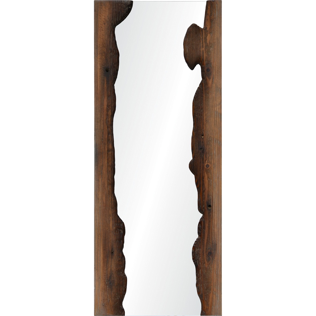 Miroir connix sculpte dans le bois 20x50