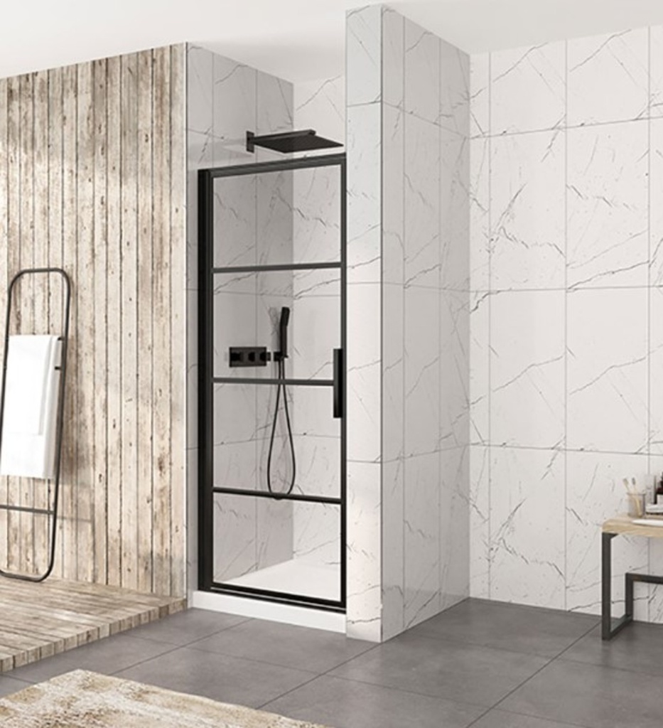 [1ZI-DMT3200ASTA76] Materia 32po porte alcove noir clair ligne noir