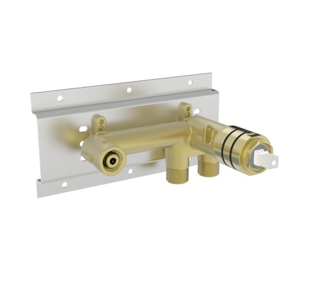 [1JL-ROU-8100-04-B] Brute de robinet de lavabo mural monocommande
