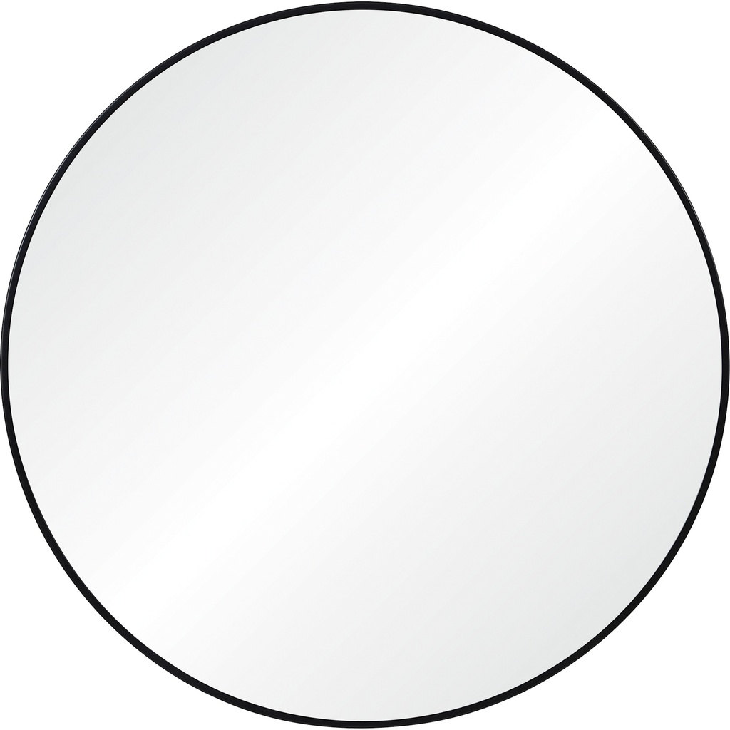 [5RW-MT2414] Miroir rond avec cadrage noir 30d