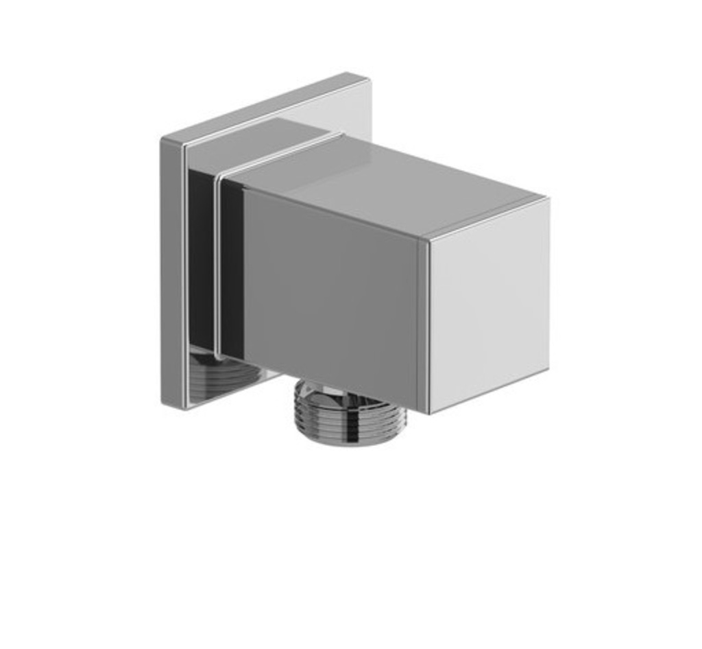 Démo - coude de raccordement carré chrome