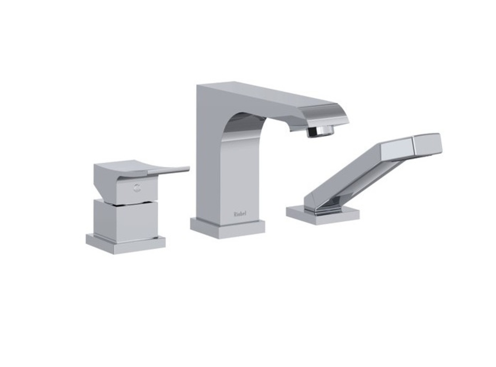 [S-1SE-ZO10C] Démo - zendo robinet de bain 3 morceaux avec douchette chrome
