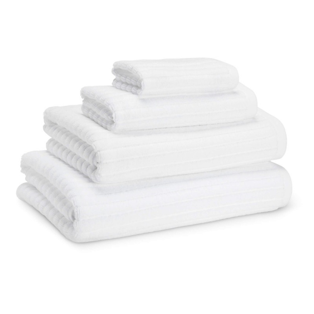 Serviette a main chateau blanc