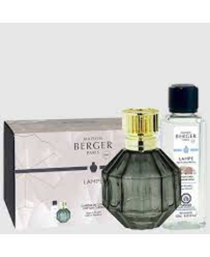 Lampe facette noire+ parfum inclus boite