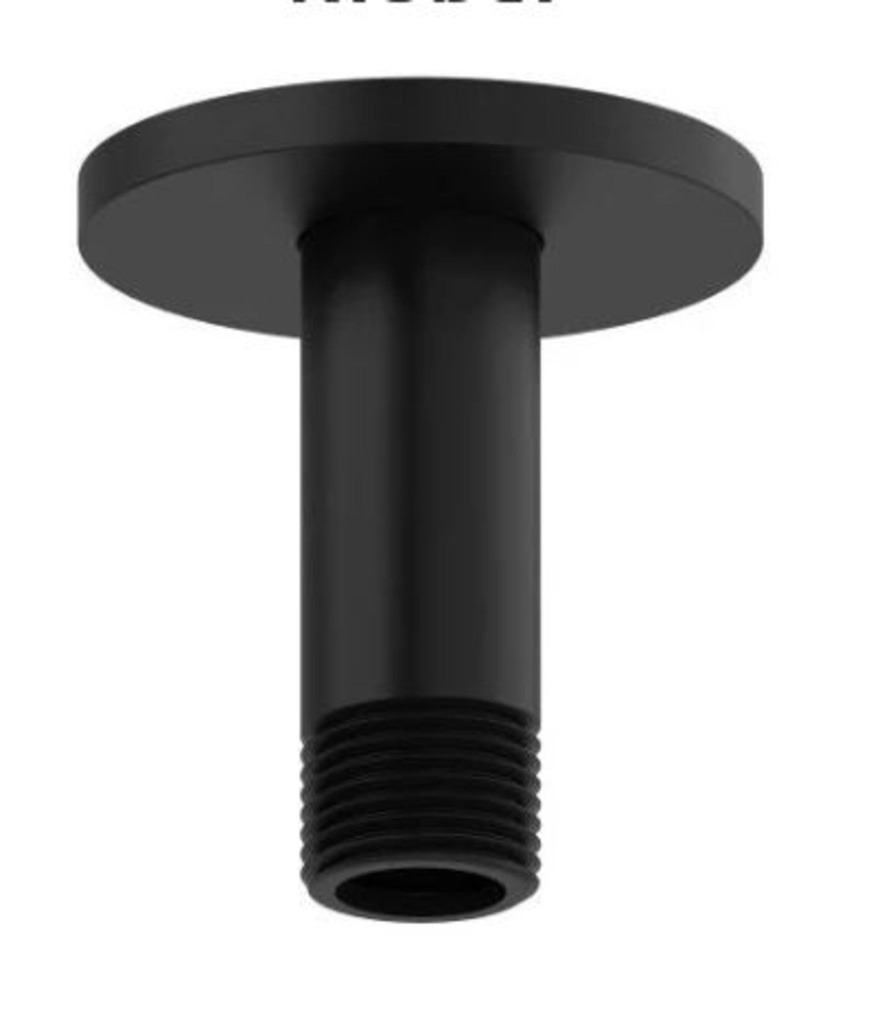 [1SE-509BK] Bras de plafond pour tête de douche 3po noir