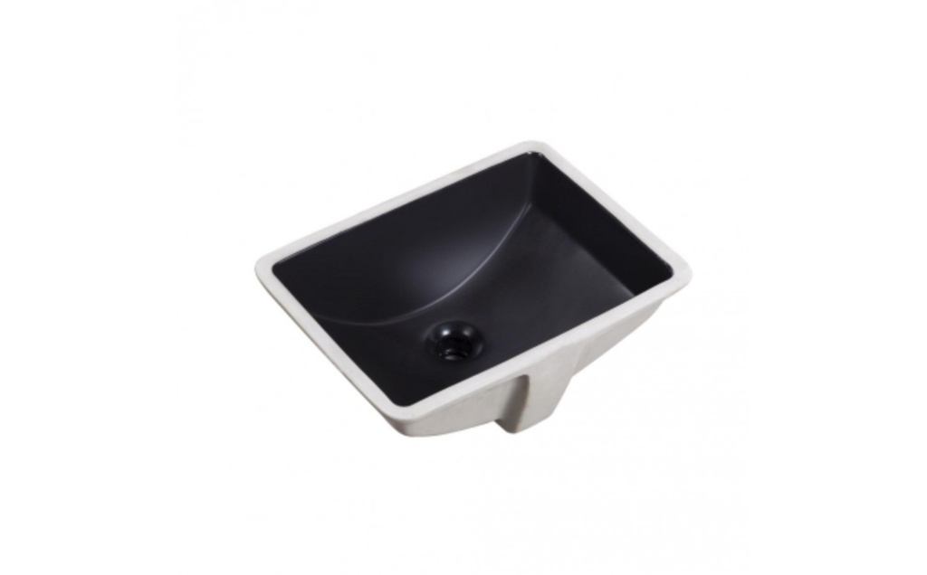 Lavabo sous-plan cyana noir mat