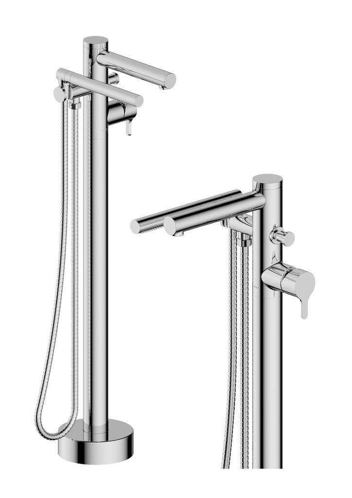 [1LBT-MY52-PB-CR] Robinet de bain autoportant mylo chrome