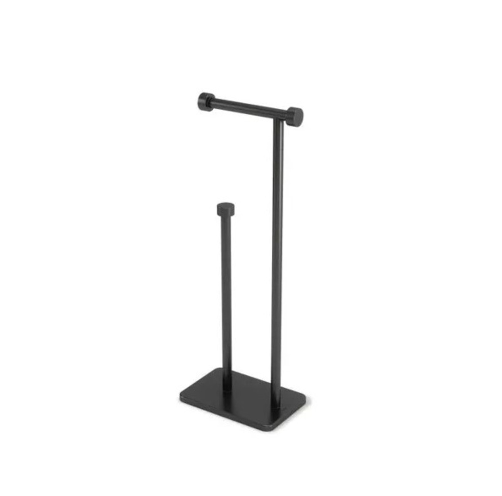 Porte papier toilette cappa avec réserve 20 x 12 x 52 noir