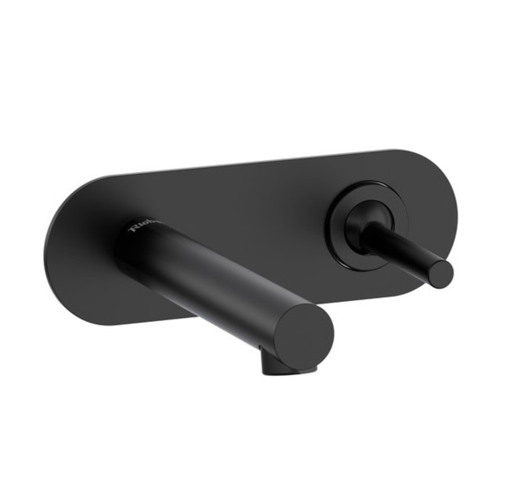 d- Finition robinet de lavabo mural gs noir mat