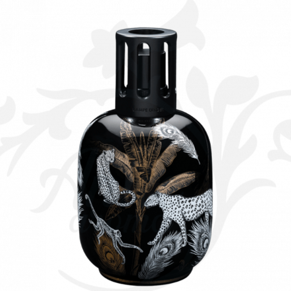 Lampe jungle noire