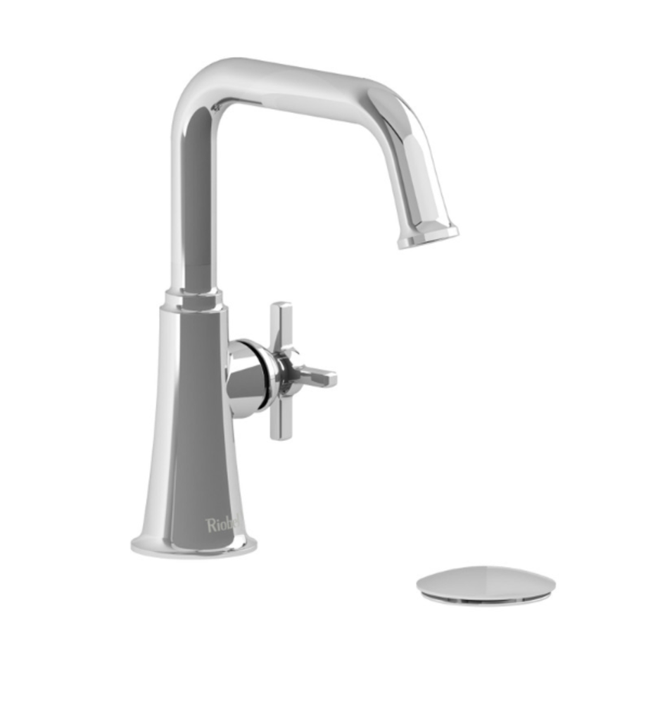 [1SE-MMSQS01+C] Discontinué- Démo  Robinet  de lavabo momenti monotrou poignée plus chrome avec drain