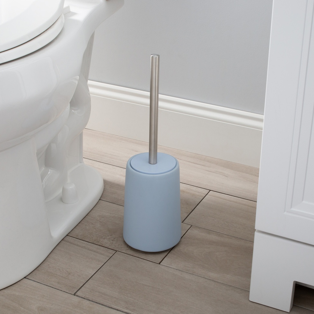 [6MT-105928-LTBLU] Brosse de toilette anitra en ceramique bleu