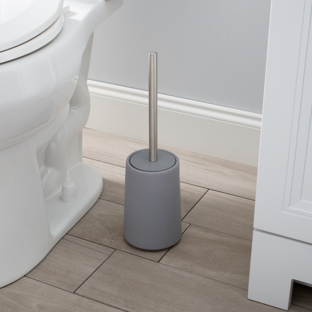 [6MT-105928-LTGRY] Brosse de toilette en céramique anitra grise