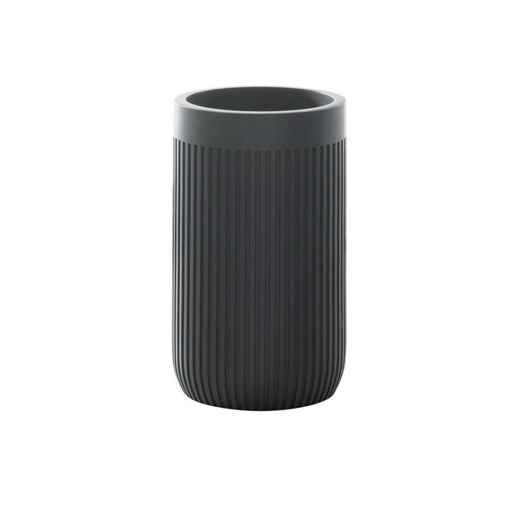 Verre corbett en resine anthracite