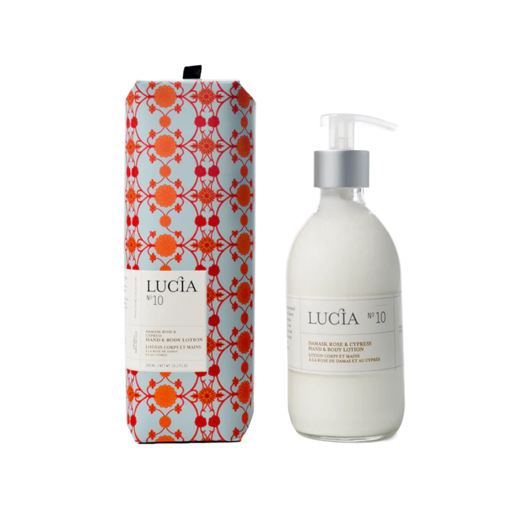 lotion corps et main rose de damas 300ml