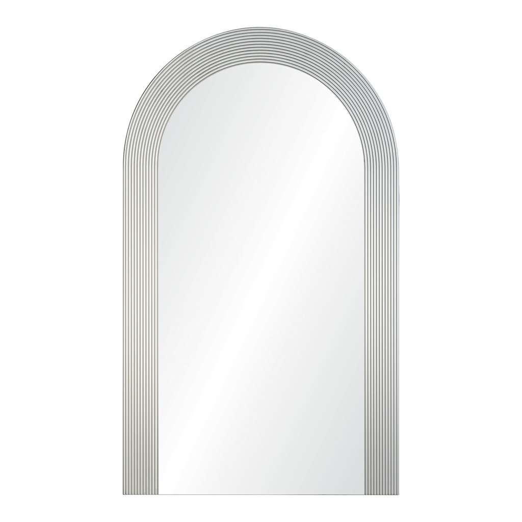[5RW-MT2563] MIROIR RETRO EN VERRE AÌ€ RAINURES 24L X 40H