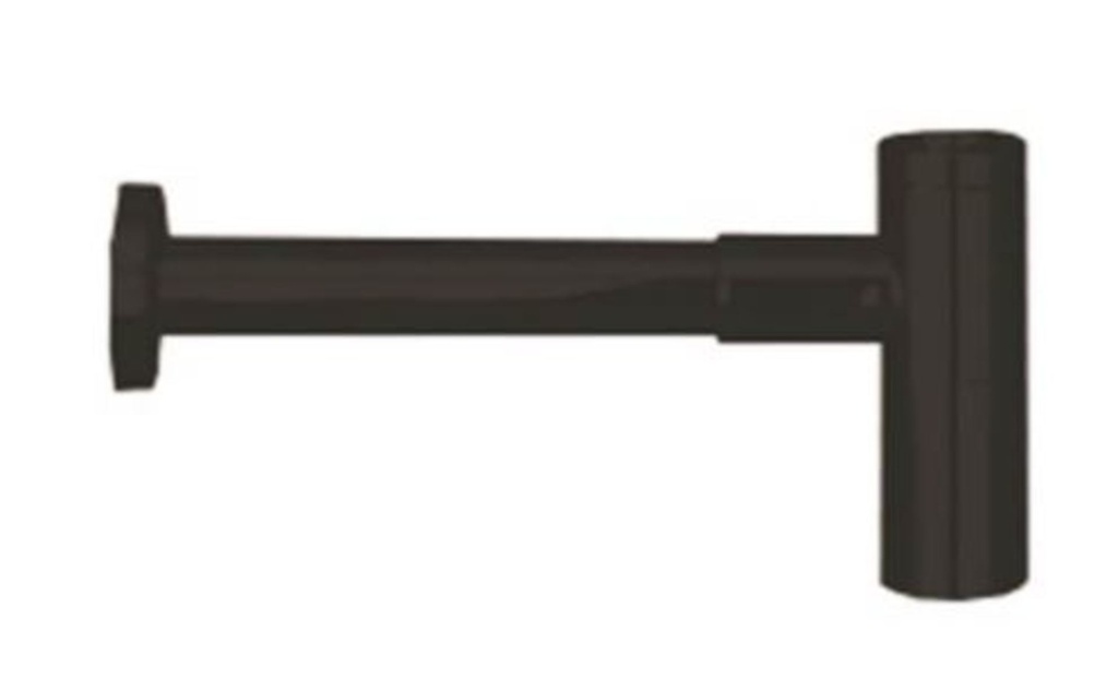 [1JL-REN-8800-00-KK] Siphon decoratif rond noir