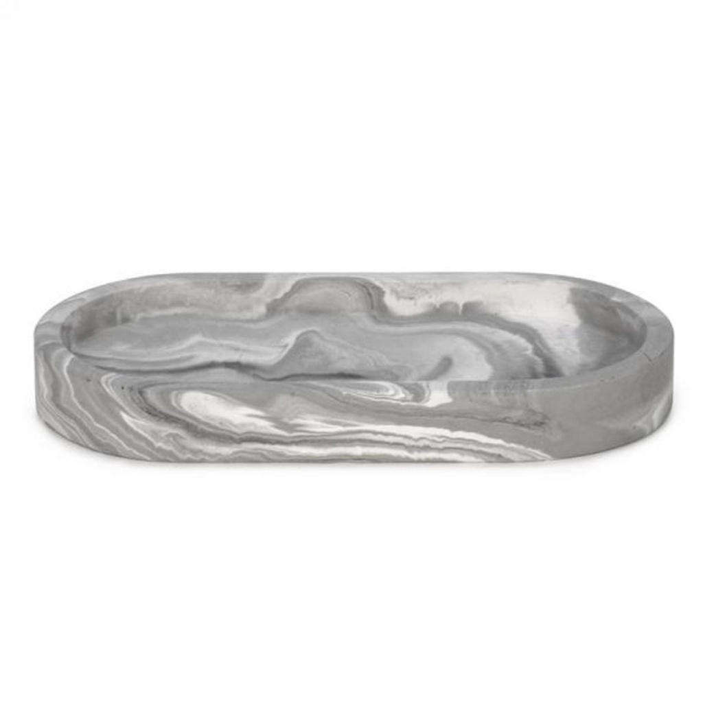 Plateau effet marbre gris/blanc  8 x 4