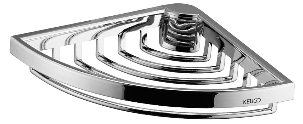[1KE-24943010000] Panier de douche triangulaire petit/bas chrome