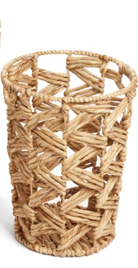 Petit panier/cache-pot en rotin naturel