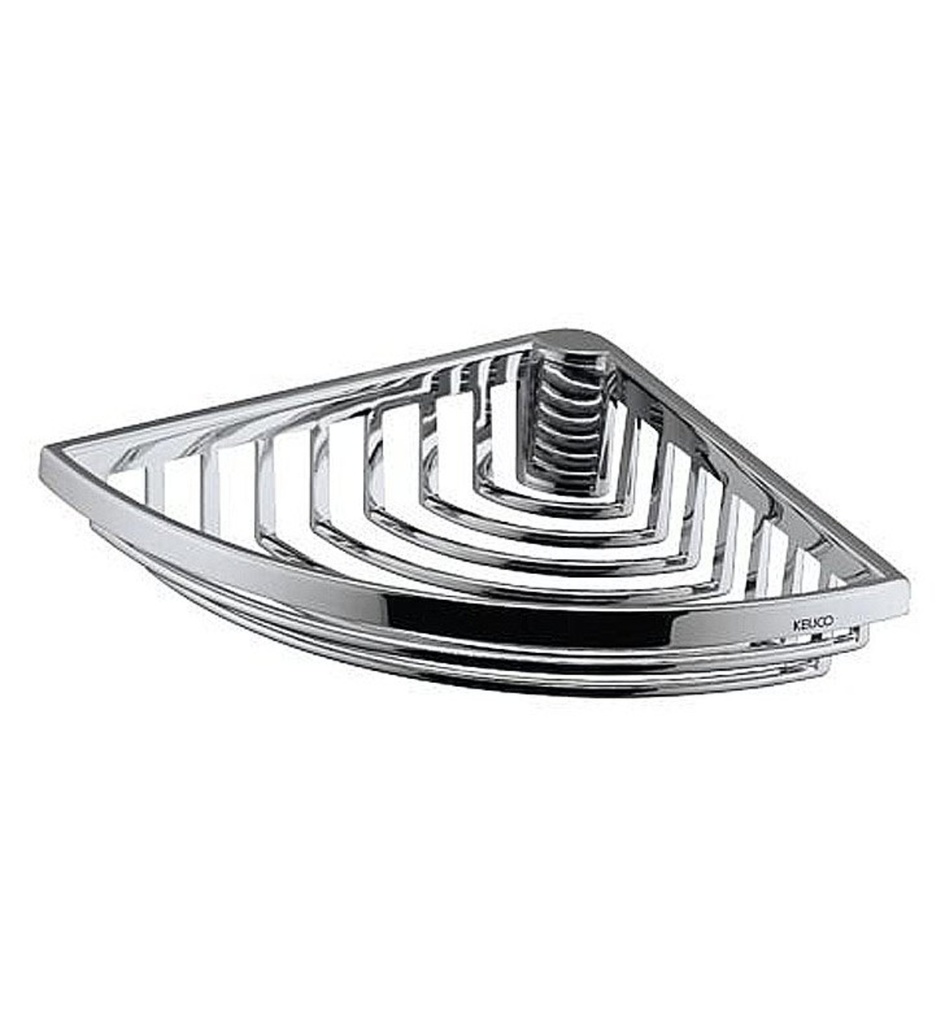 Panier de douche triangulaire grand/bas chrome