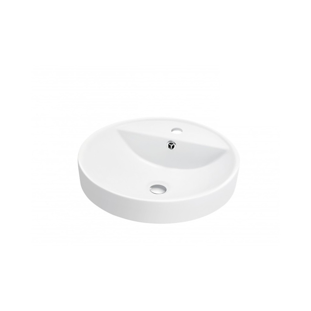 [1IN-ID131501] Lavabo avec plage mya 18-1/2po porcelaine blanc